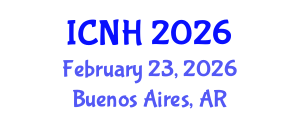International Conference on Nursing and Healthcare (ICNH) February 23, 2026 - Buenos Aires, Argentina International Conference on Nursing and Healthcare (ICNH) February 23, 2026 - Buenos Aires, Argentina