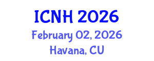 International Conference on Nursing and Healthcare (ICNH) February 02, 2026 - Havana, Cuba International Conference on Nursing and Healthcare (ICNH) February 02, 2026 - Havana, Cuba