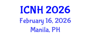 International Conference on Nursing and Healthcare (ICNH) February 16, 2026 - Manila, Philippines International Conference on Nursing and Healthcare (ICNH) February 16, 2026 - Manila, Philippines