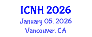 International Conference on Nursing and Healthcare (ICNH) January 05, 2026 - Vancouver, Canada International Conference on Nursing and Healthcare (ICNH) January 05, 2026 - Vancouver, Canada