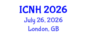 International Conference on Nursing and Healthcare (ICNH) July 26, 2026 - London, United Kingdom International Conference on Nursing and Healthcare (ICNH) July 26, 2026 - London, United Kingdom
