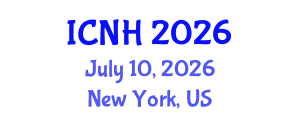 International Conference on Nursing and Healthcare (ICNH) July 10, 2026 - New York, United States International Conference on Nursing and Healthcare (ICNH) July 10, 2026 - New York, United States