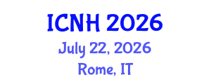 International Conference on Nursing and Healthcare (ICNH) July 22, 2026 - Rome, Italy International Conference on Nursing and Healthcare (ICNH) July 22, 2026 - Rome, Italy