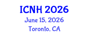 International Conference on Nursing and Healthcare (ICNH) June 15, 2026 - Toronto, Canada International Conference on Nursing and Healthcare (ICNH) June 15, 2026 - Toronto, Canada
