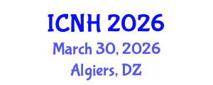 International Conference on Nursing and Healthcare (ICNH) March 30, 2026 - Algiers, Algeria International Conference on Nursing and Healthcare (ICNH) March 30, 2026 - Algiers, Algeria