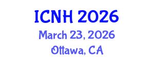 International Conference on Nursing and Healthcare (ICNH) March 23, 2026 - Ottawa, Canada International Conference on Nursing and Healthcare (ICNH) March 23, 2026 - Ottawa, Canada