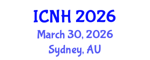 International Conference on Nursing and Healthcare (ICNH) March 30, 2026 - Sydney, Australia International Conference on Nursing and Healthcare (ICNH) March 30, 2026 - Sydney, Australia