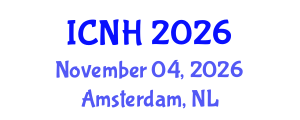 International Conference on Nursing and Healthcare (ICNH) November 04, 2026 - Amsterdam, Netherlands International Conference on Nursing and Healthcare (ICNH) November 04, 2026 - Amsterdam, Netherlands