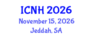 International Conference on Nursing and Healthcare (ICNH) November 15, 2026 - Jeddah, Saudi Arabia