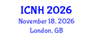 International Conference on Nursing and Healthcare (ICNH) November 18, 2026 - London, United Kingdom International Conference on Nursing and Healthcare (ICNH) November 18, 2026 - London, United Kingdom
