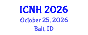 International Conference on Nursing and Healthcare (ICNH) October 25, 2026 - Bali, Indonesia International Conference on Nursing and Healthcare (ICNH) October 25, 2026 - Bali, Indonesia