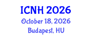 International Conference on Nursing and Healthcare (ICNH) October 18, 2026 - Budapest, Hungary International Conference on Nursing and Healthcare (ICNH) October 18, 2026 - Budapest, Hungary