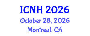 International Conference on Nursing and Healthcare (ICNH) October 28, 2026 - Montreal, Canada International Conference on Nursing and Healthcare (ICNH) October 28, 2026 - Montreal, Canada