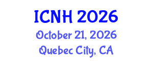 International Conference on Nursing and Healthcare (ICNH) October 21, 2026 - Quebec City, Canada International Conference on Nursing and Healthcare (ICNH) October 21, 2026 - Quebec City, Canada