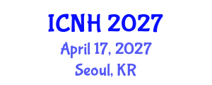 International Conference on Nursing and Healthcare (ICNH) April 17, 2027 - Seoul, Republic of Korea International Conference on Nursing and Healthcare (ICNH) April 17, 2027 - Seoul, Republic of Korea