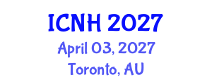 International Conference on Nursing and Healthcare (ICNH) April 03, 2027 - Toronto, Australia International Conference on Nursing and Healthcare (ICNH) April 03, 2027 - Toronto, Australia