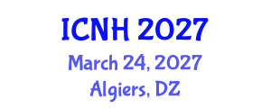 International Conference on Nursing and Healthcare (ICNH) March 24, 2027 - Algiers, Algeria International Conference on Nursing and Healthcare (ICNH) March 24, 2027 - Algiers, Algeria