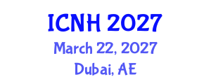 International Conference on Nursing and Healthcare (ICNH) March 22, 2027 - Dubai, United Arab Emirates International Conference on Nursing and Healthcare (ICNH) March 22, 2027 - Dubai, United Arab Emirates