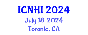 International Conference on Nursing and Healthcare Informatics (ICNHI) July 18, 2024 - Toronto, Canada