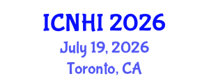 International Conference on Nursing and Healthcare Informatics (ICNHI) July 19, 2026 - Toronto, Canada