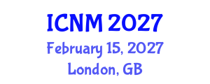 International Conference on Nursing and Midwifery (ICNM) February 15, 2027 - London, United Kingdom International Conference on Nursing and Midwifery (ICNM) February 15, 2027 - London, United Kingdom