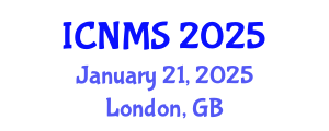 International Conference on Nursing and Midwifery Sciences (ICNMS) January 21, 2025 - London, United Kingdom