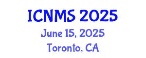 International Conference on Nursing and Midwifery Sciences (ICNMS) June 15, 2025 - Toronto, Canada