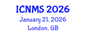 International Conference on Nursing and Midwifery Sciences (ICNMS) January 21, 2026 - London, United Kingdom