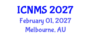International Conference on Nursing and Midwifery Sciences (ICNMS) February 01, 2027 - Melbourne, Australia International Conference on Nursing and Midwifery Sciences (ICNMS) February 01, 2027 - Melbourne, Australia