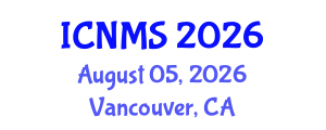 International Conference on Nursing and Midwifery Studies (ICNMS) August 05, 2026 - Vancouver, Canada