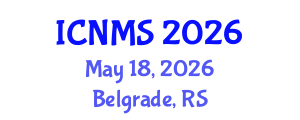 International Conference on Nursing and Midwifery Studies (ICNMS) May 18, 2026 - Belgrade, Serbia International Conference on Nursing and Midwifery Studies (ICNMS) May 18, 2026 - Belgrade, Serbia