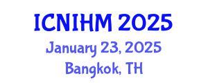 International Conference on Nursing Informatics and Healthcare Management (ICNIHM) January 23, 2025 - Bangkok, Thailand