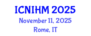 International Conference on Nursing Informatics and Healthcare Management (ICNIHM) November 11, 2025 - Rome, Italy