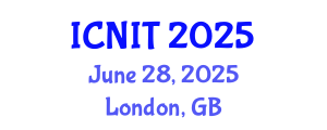 International Conference on Nursing Informatics and Technology (ICNIT) June 28, 2025 - London, United Kingdom