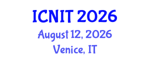 International Conference on Nursing Informatics and Technology (ICNIT) August 12, 2026 - Venice, Italy