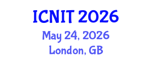 International Conference on Nursing Informatics and Technology (ICNIT) May 24, 2026 - London, United Kingdom