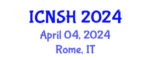 International Conference on Nursing Science and Healthcare (ICNSH) April 04, 2024 - Rome, Italy