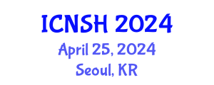 International Conference on Nursing Science and Healthcare (ICNSH) April 25, 2024 - Seoul, Republic of Korea