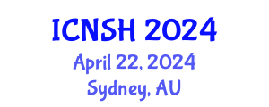 International Conference on Nursing Science and Healthcare (ICNSH) April 22, 2024 - Sydney, Australia