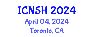 International Conference on Nursing Science and Healthcare (ICNSH) April 04, 2024 - Toronto, Canada