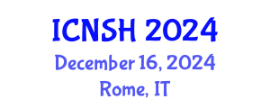 International Conference on Nursing Science and Healthcare (ICNSH) December 16, 2024 - Rome, Italy