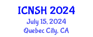 International Conference on Nursing Science and Healthcare (ICNSH) July 15, 2024 - Quebec City, Canada