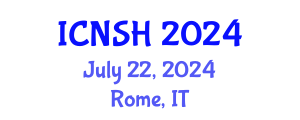 International Conference on Nursing Science and Healthcare (ICNSH) July 22, 2024 - Rome, Italy