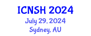 International Conference on Nursing Science and Healthcare (ICNSH) July 29, 2024 - Sydney, Australia