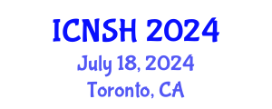 International Conference on Nursing Science and Healthcare (ICNSH) July 18, 2024 - Toronto, Canada