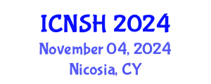 International Conference on Nursing Science and Healthcare (ICNSH) November 04, 2024 - Nicosia, Cyprus