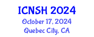 International Conference on Nursing Science and Healthcare (ICNSH) October 17, 2024 - Quebec City, Canada