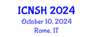 International Conference on Nursing Science and Healthcare (ICNSH) October 10, 2024 - Rome, Italy