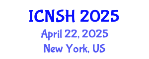 International Conference on Nursing Science and Healthcare (ICNSH) April 22, 2025 - New York, United States