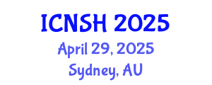 International Conference on Nursing Science and Healthcare (ICNSH) April 29, 2025 - Sydney, Australia